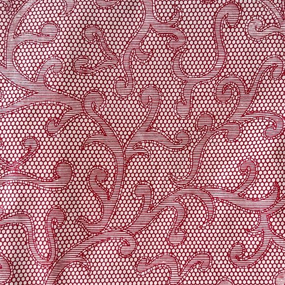 Pinpoint PIMA MARTEX lace pattern scalloped edge King pillow case combed cotton - Picture 3 of 9